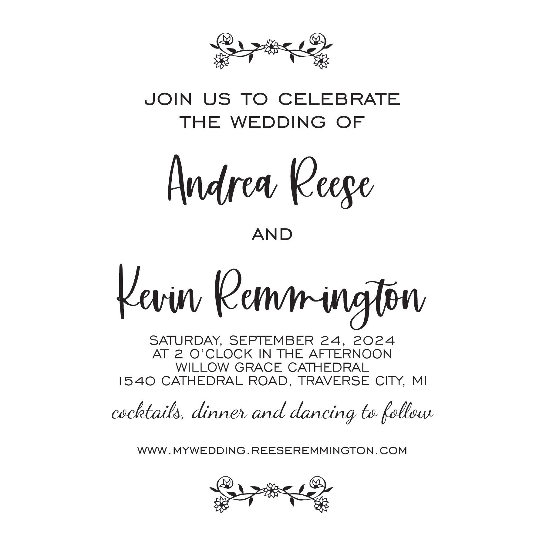 Wedding Stamp C - Invitation