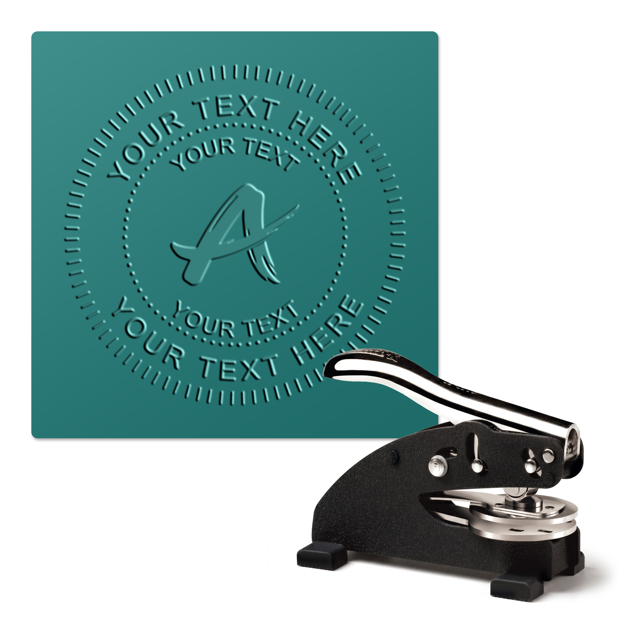 Typo Embosser Embosser with Your Personalized Art and Text