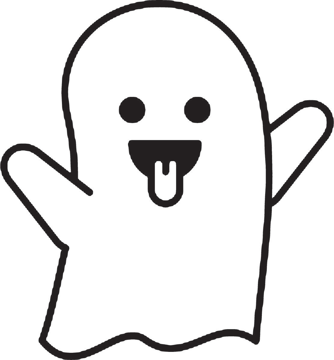 Craft Stamp Halloween Cute Ghost CRAFT STAMP HALLOWEEN CUTE GHOST