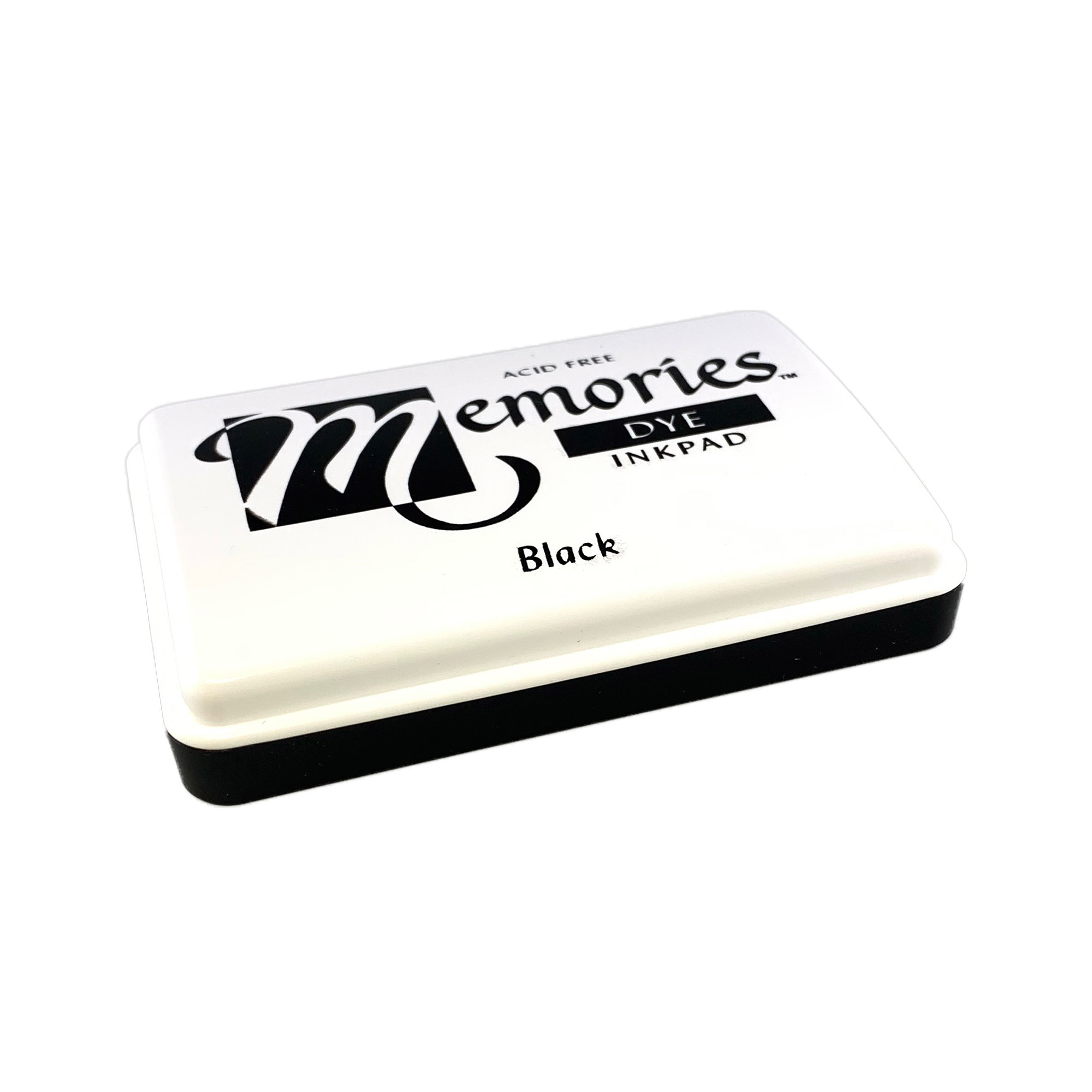 memories black dye fabric stamp pad