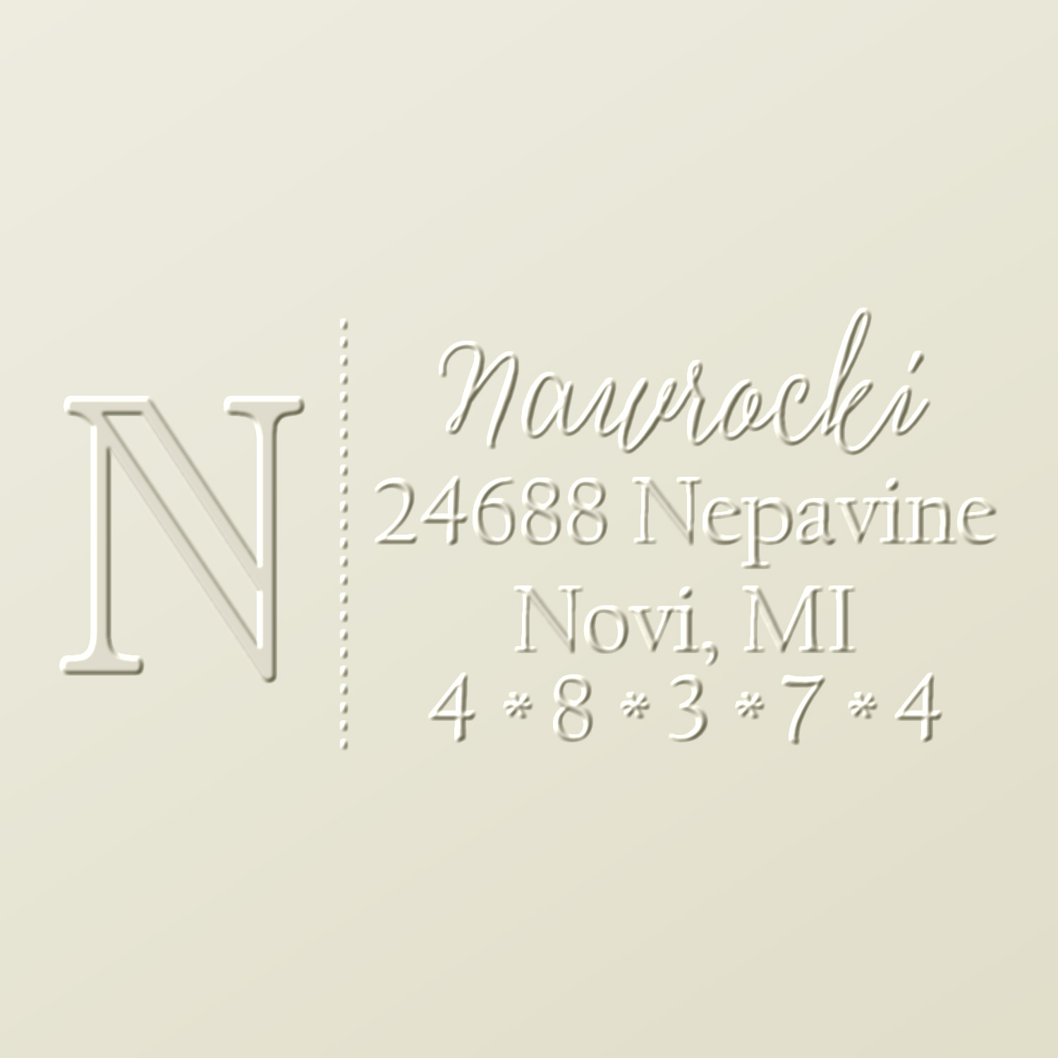 Address Embosser MS112