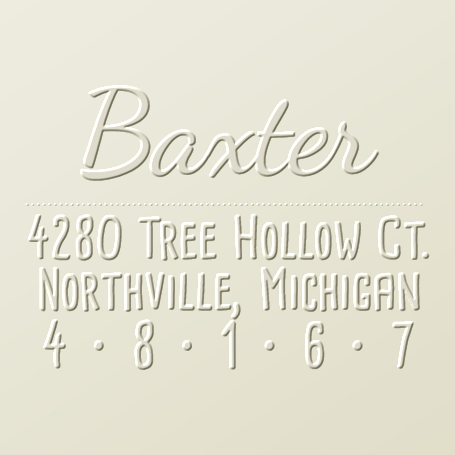 Address Embosser MS123