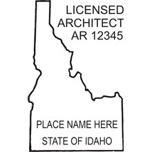 Idaho Pre-Inked Architect Seal