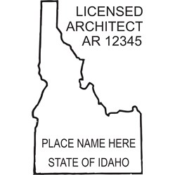 Architect Seal - Pocket Style - Idaho