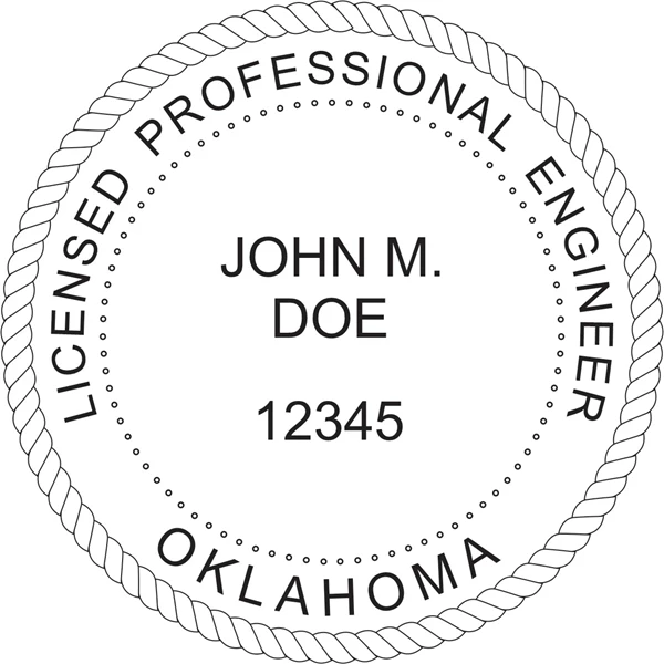 Engineer Seal - Pocket Style - Oklahoma