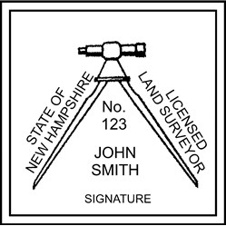 Land Surveyor Stamp - New Hampshire