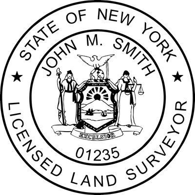 Land Surveyor Stamp - New York