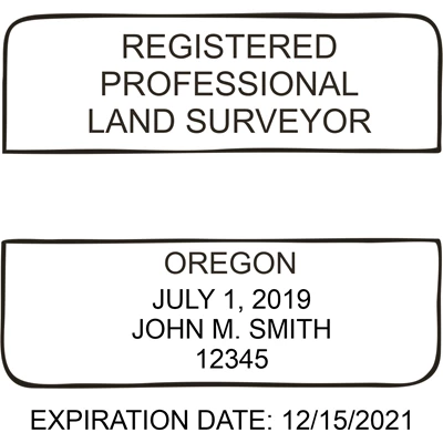 Land Surveyor Stamp - Oregon
