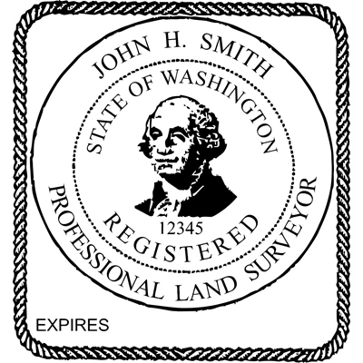 Land Surveyor Stamp - Washington