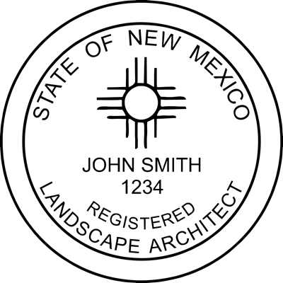 Land Surveyor Stamp - New Mexico