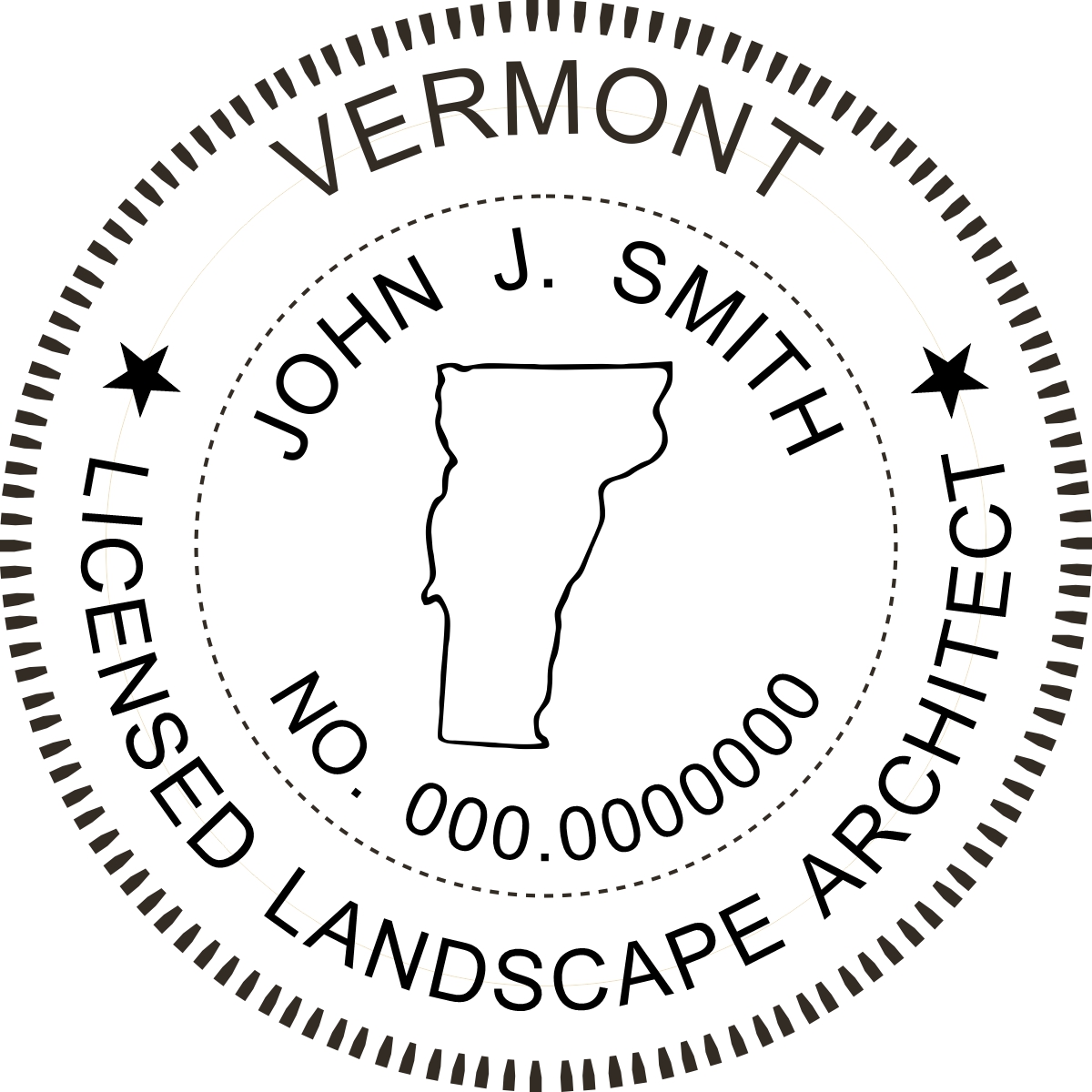 landscape architect seal - pocket - vermont