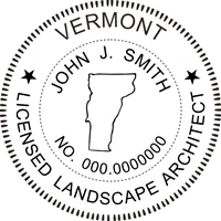 landscape architect seal - pocket - vermont