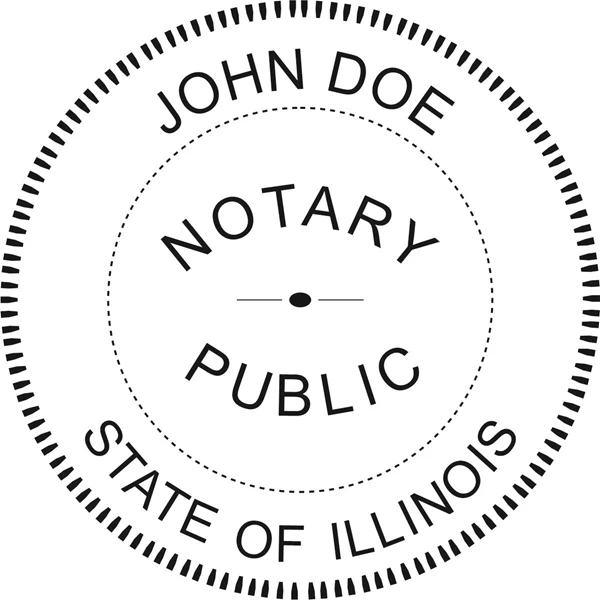 Notary Seal - Pocket Style - Illinois