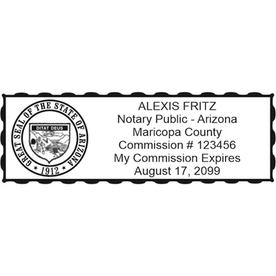 Notary Pocket Stamp 2773 - Arizona