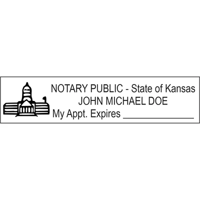Notary Pocket Stamp 2773 - Kansas