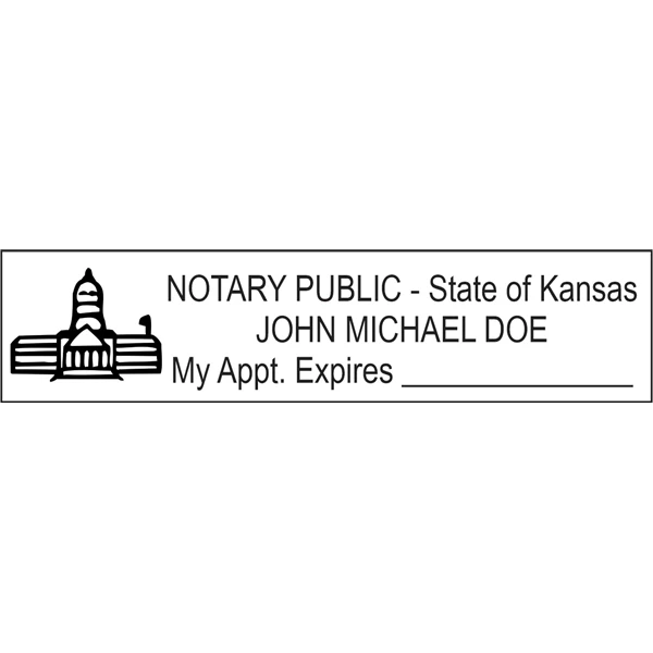 Notary Pocket Stamp 2773 - Kansas
