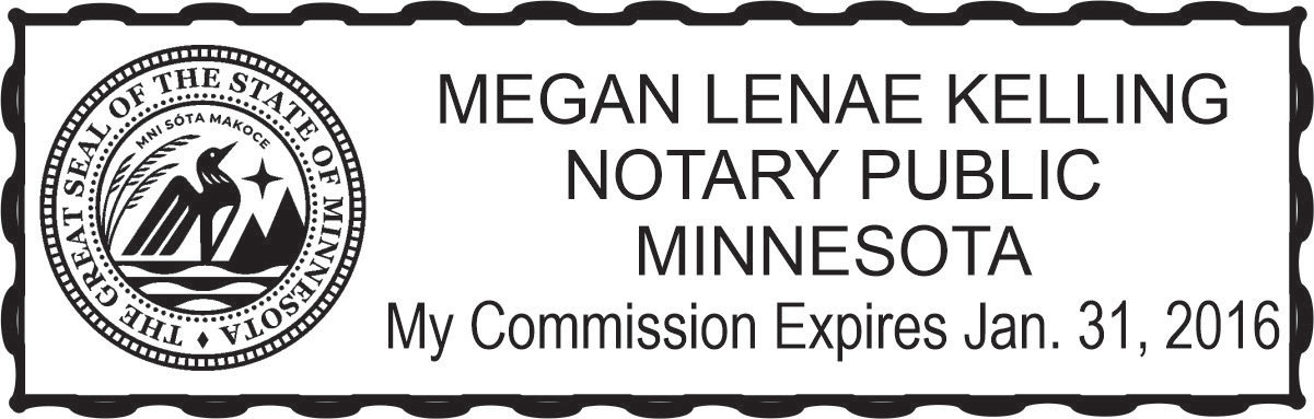 Notary Stamp - Trodat 4915 - Minnesota