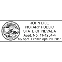 notary stamp - ml185 pre-inked stamp - nevada