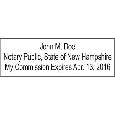 Notary Pocket Stamp 2773 - New Hampshire