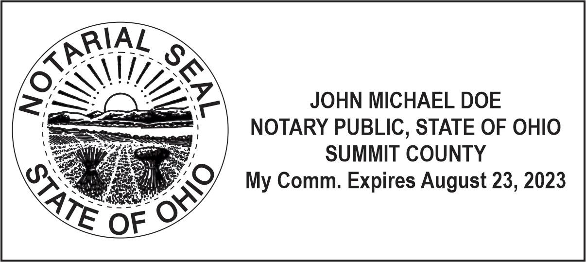 Notary Stamp - Trodat 4926 - Ohio