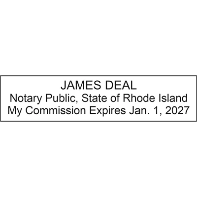 Notary Stamp - Trodat 4915 - Rhode Island