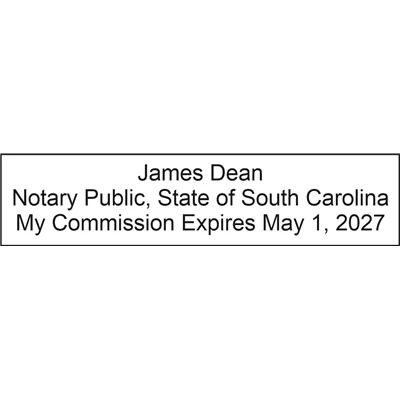Notary Pocket Stamp 2773 - South Carolina