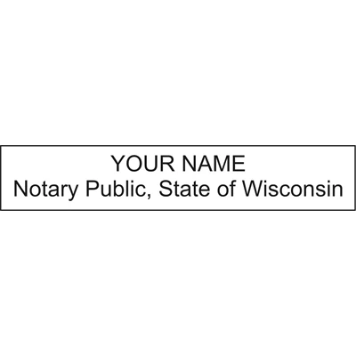 Notary Stamp - Trodat 4915 - Wisconsin
