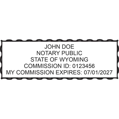 Notary Stamp - Trodat 4915 - Wyoming