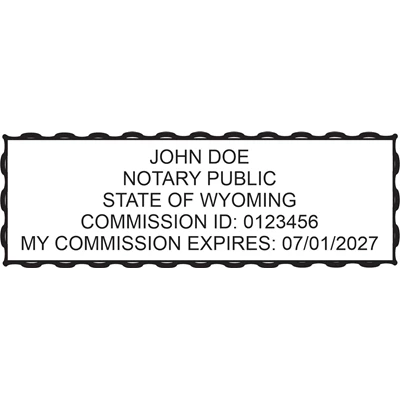 Notary Stamp - Trodat 4915 - Wyoming