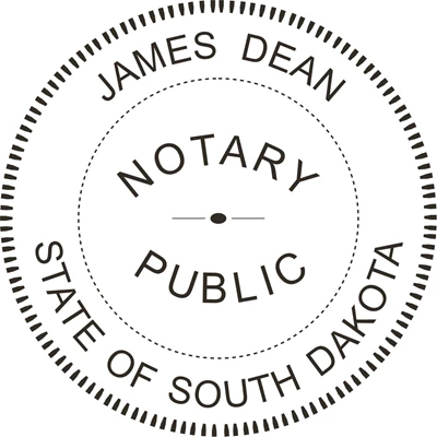 Notary Seal - Pocket Style - South Dakota