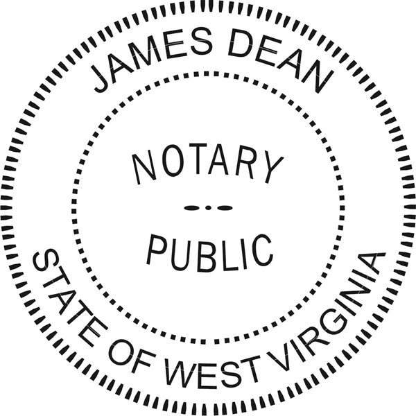 Notary Seal - Pocket Style - West Virginia