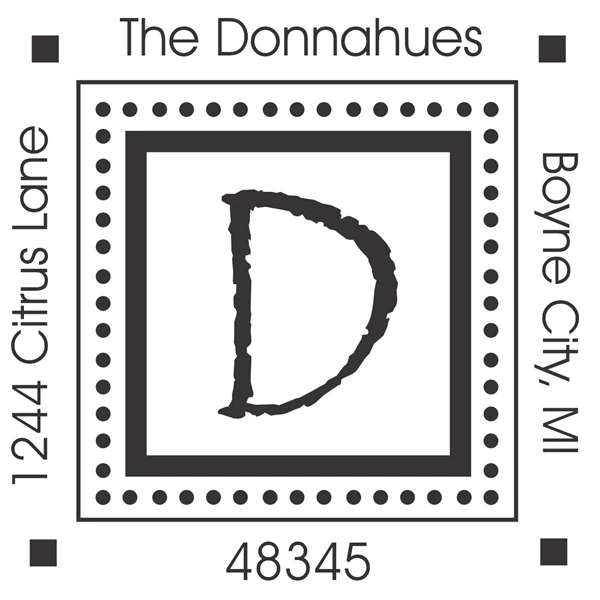 Monogram Stamp MS2