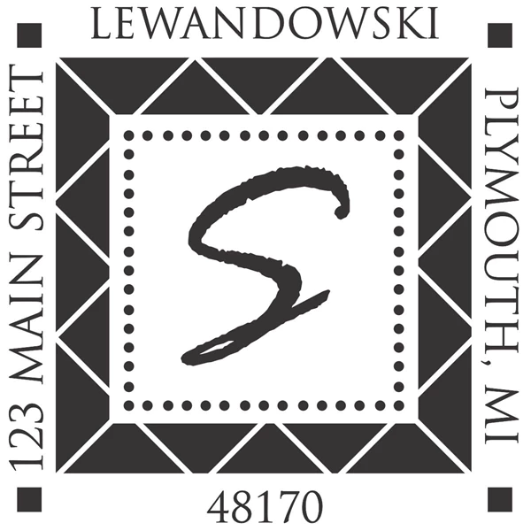 Monogram Stamp MS3