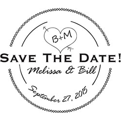 Save The Date Stamp Large - 11A