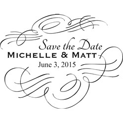Save The Date Stamp Large - 3A