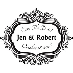 Save The Date Stamp Large - 5A