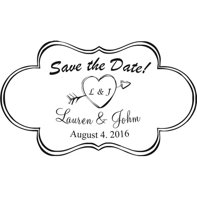 Save The Date Stamp Large - 6A