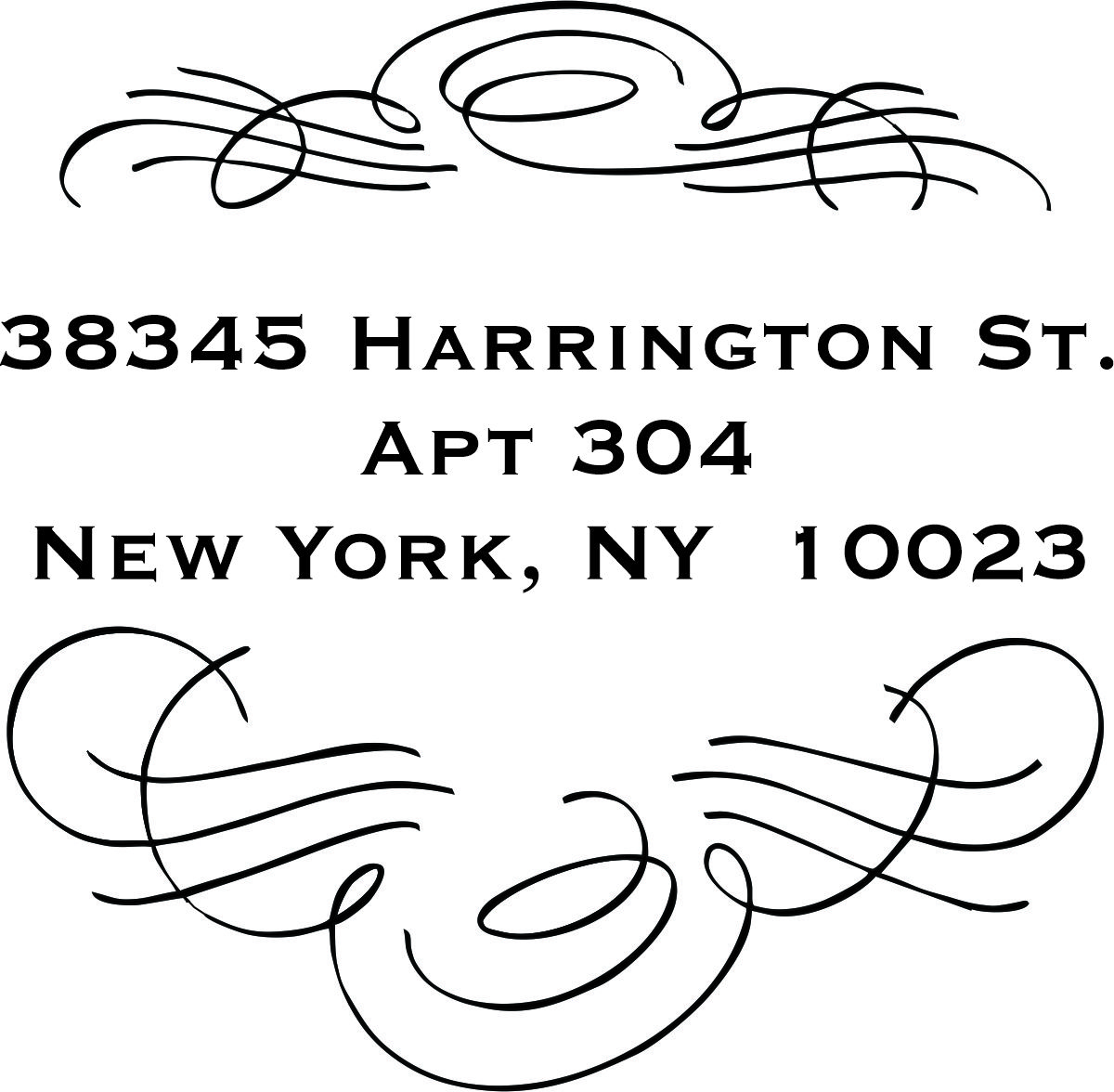 monogram wedding stamp wsm-3