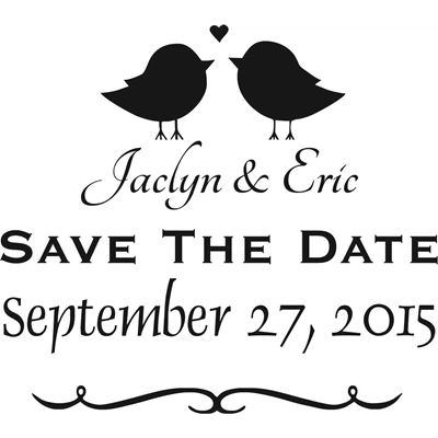 Save The Date Stamp Small - 12A