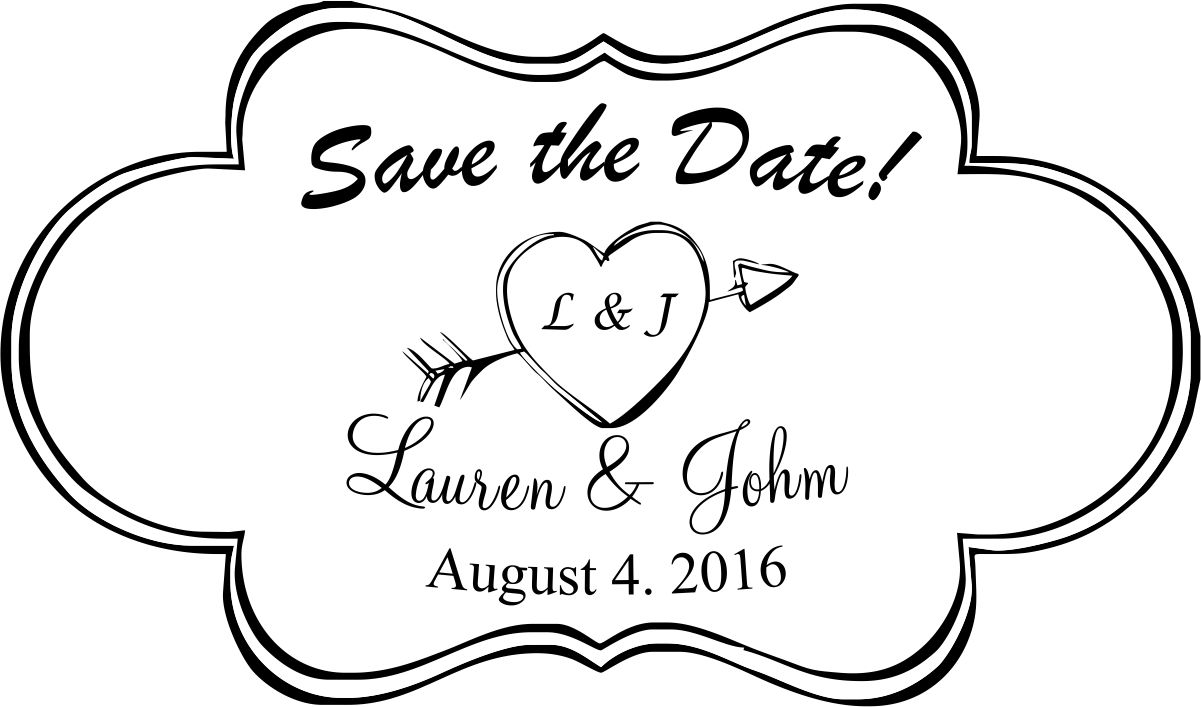 save the date stamp small - 6a