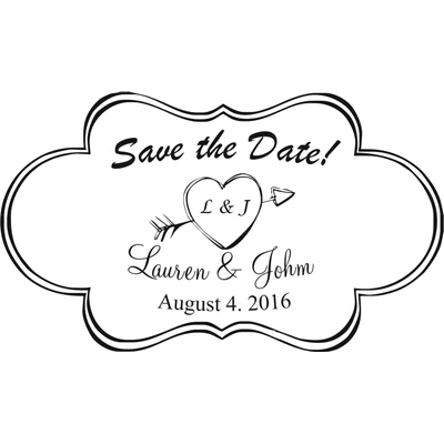 Save The Date Stamp Small - 6A