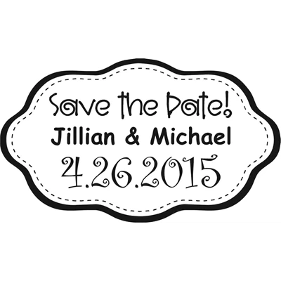 Save The Date Stamp Small - 9A