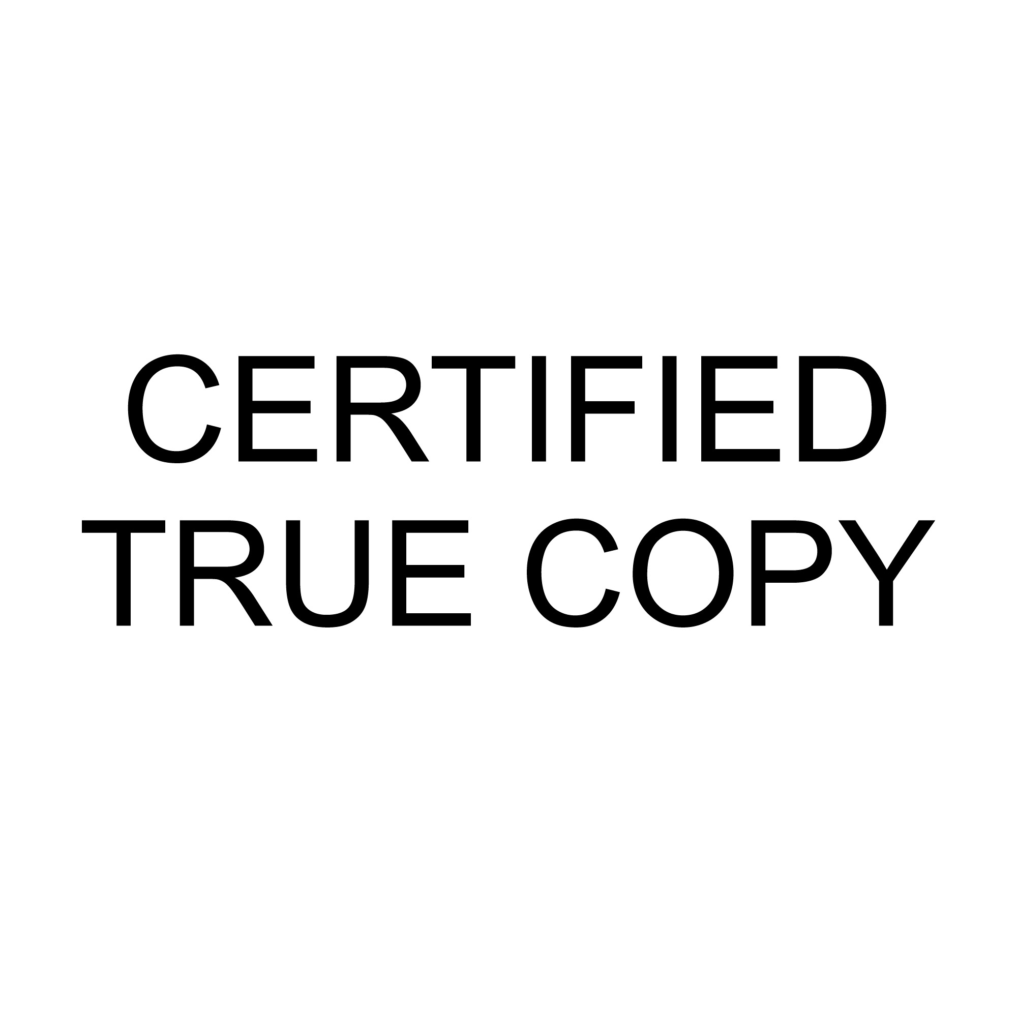 ss-13 certified true copy stamp