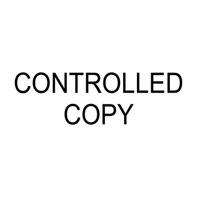 SS-14 Controlled Copy Stamp
