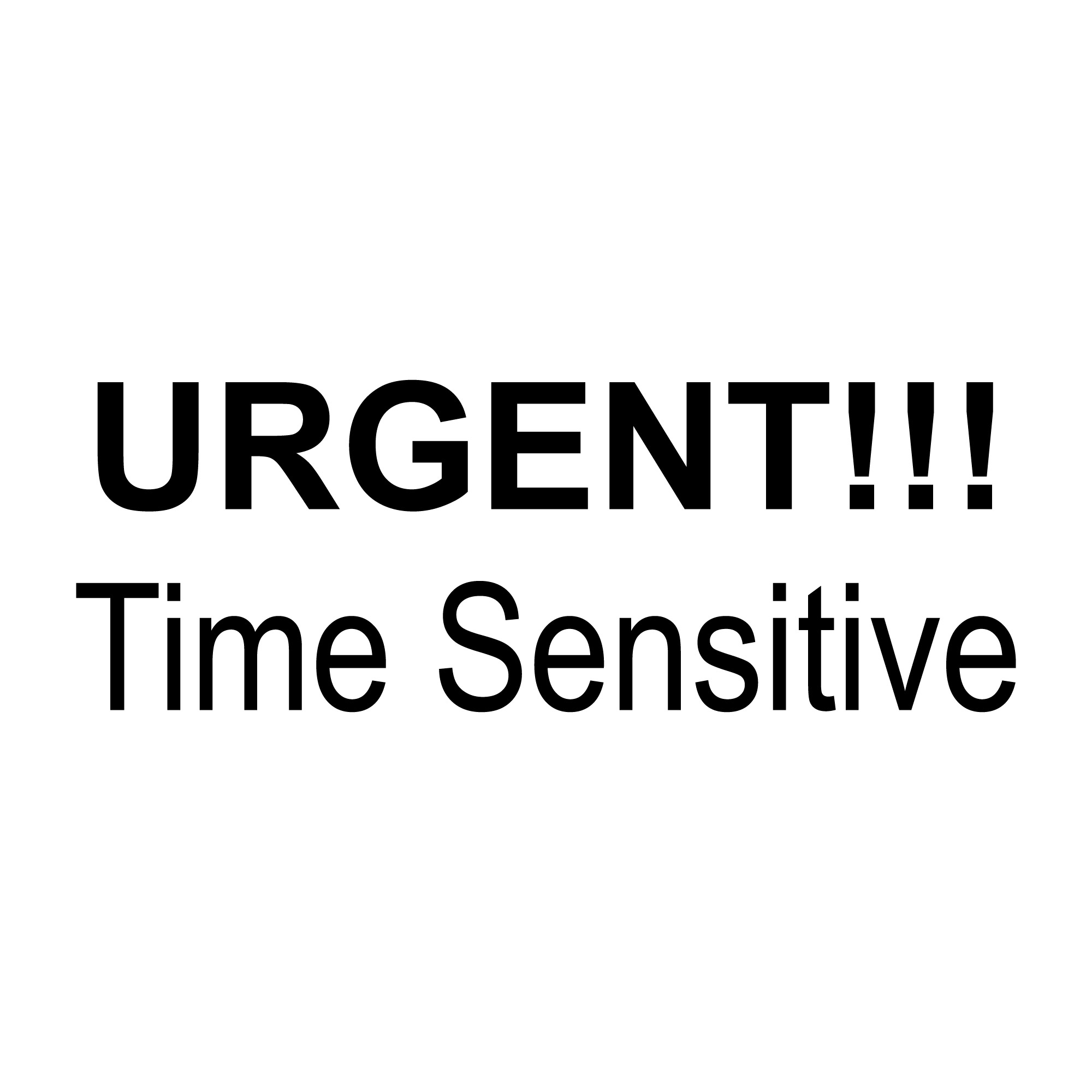 ss-52 urgent time sensitive