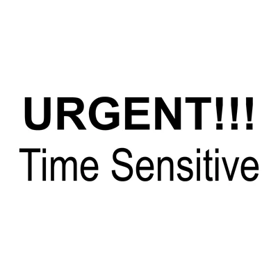 SS-52 Urgent Time Sensitive
