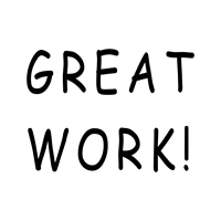 "great work" teacher stamp sss16