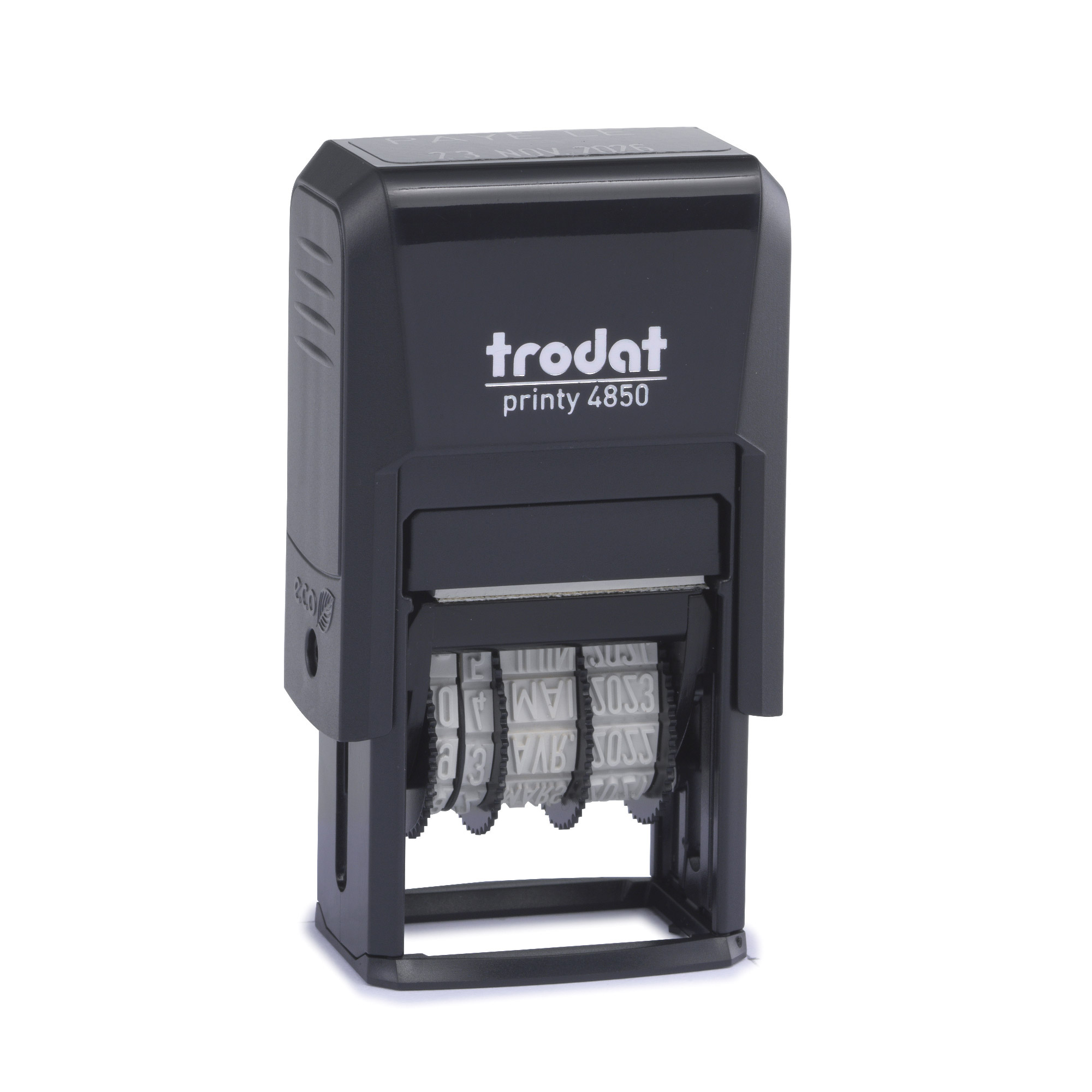 trodat printy 4850 self inking date stamp