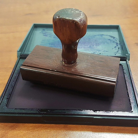 Marking your seal and logo