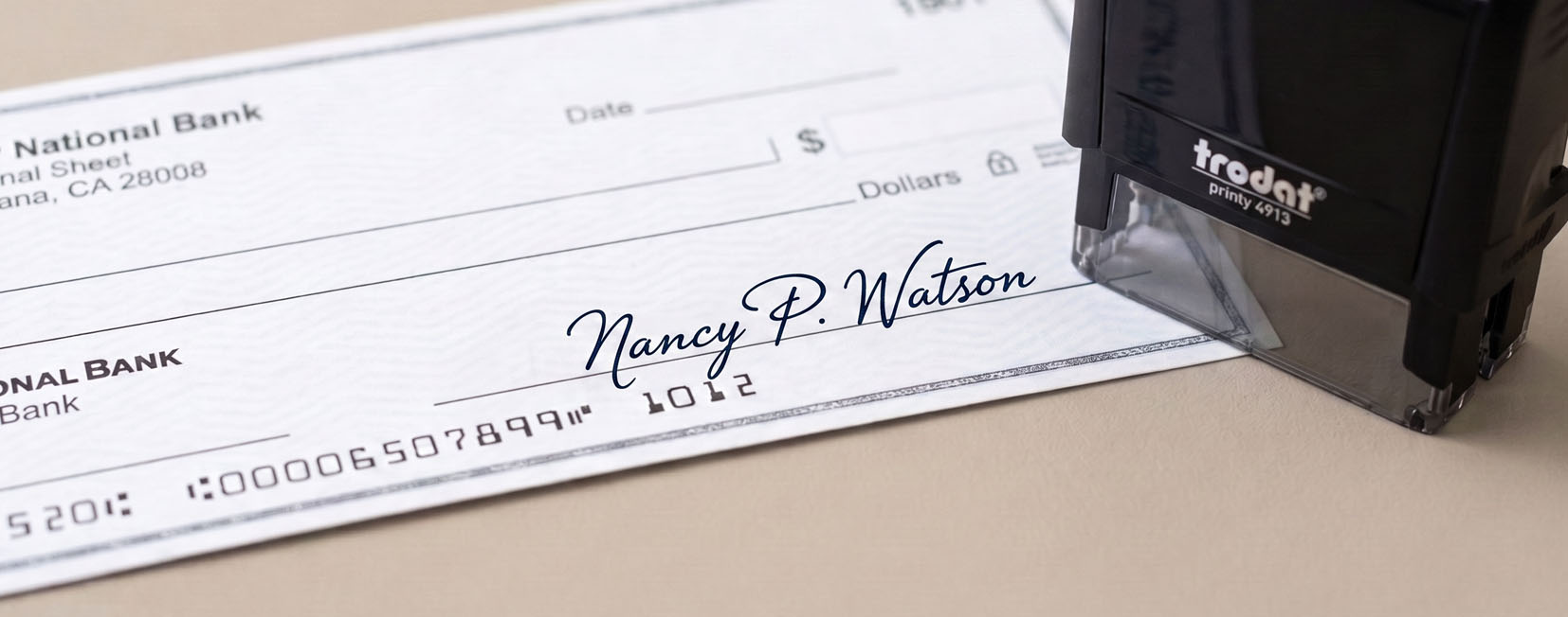 Signature stamp